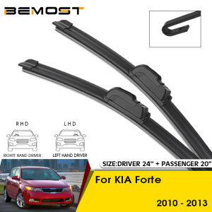 Car Wiper Blades 24"+20" For KIA Forte 2010 2011 2012 2013 Windshield Windscreen Front Window Blades Car Accessories