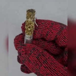5Pcs Copper Wire Drill Brush For Metal Derusting