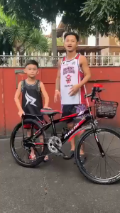 ANEXRD Mountain Bike 18/20/22 Inch bike for kids 7 to 18 years old High carbon steel bikes 7 speed with water bottle