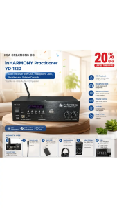 YD-1120 Audio Receiver by Practitioner | Portable USB Playback MP3 Player with Headphone Output Volume Control for Learning Training & Everyday Listening