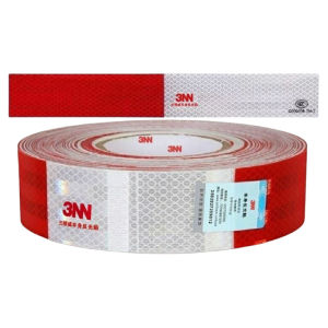 Miếng Dán Phản Quang Xe Tải Màu Đỏ Và Trắng Sáng Trong Đêm Miếng Dán Cảnh Báo Để Ngăn Ngừa Va Chạm Miếng Dán Xe Tải Treo