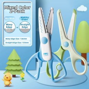 XIEJIAN | Round-Tip Protective Edge Protection That WonT Hurt Hands Child-Safe Scissors