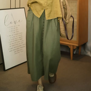 Shalldoer | High Waist Single Button Pure Color Simple Design A-Line Skirt Womens Summer New Style Loose Slim Straight Cut Skirt