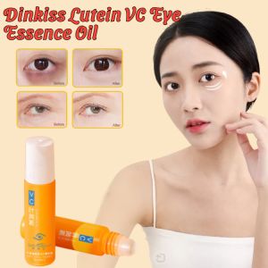 Dinkiss Lutein Eye Essence Oil Improves Dullness Remove Dark Circles Circles Ball Massage Eye Cream