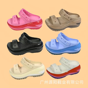 Sendal Cross T-13 Classic Mega Crush Slide Wedges Women Clog Senda Classics Slide Hak Karet Suster//Sandal Crocs Wanita