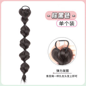 Cool Braided Hair Accessories for Women Korean Style Punching Bag Braid Dirty Braid Sugar Coated Cherry Bomb Hair Ties