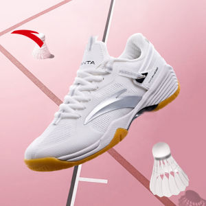 ANTA Women Badminton Shoes Stable Wear-resistant Ping Pong Volleyball Table Tennis Shoes 922424401 Leigt Official Store