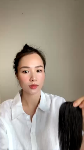 Mái chéo doanh nhân tóc thậ.t nữ - Tóc Giả Vân Anh