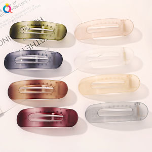 Korean Style Matte Shark Hair Clip Simple Design Duckbill Hair Accessory for Back of Head Bun Hairstyling Fashion Jewelry