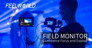 FEELWORLD LUT7 7 Inch 2200nits 3D LUT Touch Screen DSLR Camera Field Monitor with Waveform VectorScope Histogram 4K HDMI Input Output 1920X1200 IPS Panel