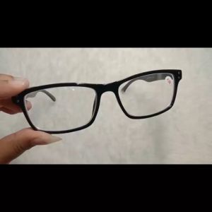 Kacamata Full Minus -0.50 s/d -4.00 Untuk Pria Wanita Dewasa Bingkai Kotak Warna Hitam Glossy Ada Titik 2 Di Frame - OPTIK MINUS MURAH