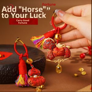 HETANGYUESHE | Zodiac Wealth Lucky Keychain Charm