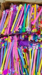 Set 20 bút gel cute mực tím mực xanh mực đen quà tặng học sinh đầu năm tổng kết năm học