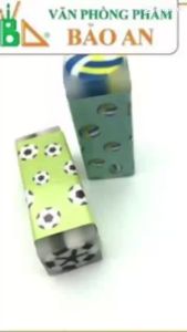 Tẩy bút chì mềm 2B hình hoa quả thơm Bút mài Ánh Dương tẩy sạch không lem giấy cao cấp