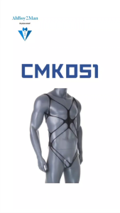 Mens Body Stocking: Polyester Fishnet 1-Piece Body Stocking (CMK051)