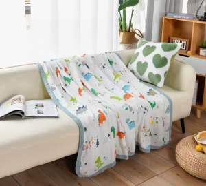 Muslin bamboo cotton thin type blanket 150*200cm