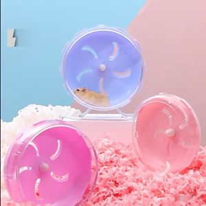 Candy Color Silent Exercise Plastic Running Wheel for Hamster & Small Pet | Roda Larian Hamster