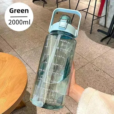 LEKOUSHI | Large Capacity Sports Water Bottle 2L