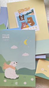ELEPHANT Notebook / Liquid Cat Pattern/ The Bears Pattern/ Polar Bear Pattern/ Monster gang / 笔记本