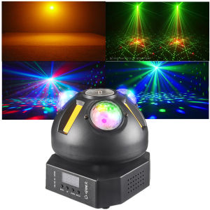 Disco Laser DJ Stage Beam RGB Strobe Red Green Laser Light DMX512 Light Projector Bar Birthday Party Wedding Christmas Decoratio