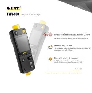 Máy Dò Lỗi Quang OFW Optic Fault Finder OTDR 20KM Cầm Tay Thiết Bị Kiểm Tra Điểm Ngắt Sợi Quang FTTB FTTH Máy Kiểm Tra Điểm Ngắt VFL 10MW Để Kiểm Tra Sợi Quang Hoạt Động