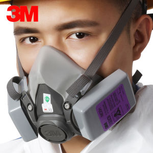 3M | 3M Reusable 6200 Dust Mask 7093 Electrostatic Filter Cotton Box Smog Coal Mine Polishing Industrial Particulate P100 Respirator