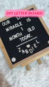 Felt Letter Board Wooden Frame Changeable Symbols Message Boards for Home Office Shop Teaching 10x10 Inch
