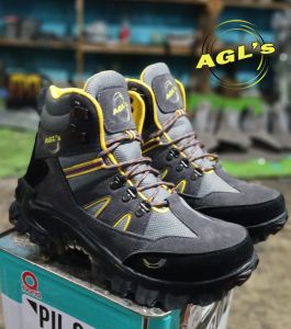 SEPATU SAFETY PRIA BOOTS PRIA UJUNG BESI AGL"s FOOTWEAR