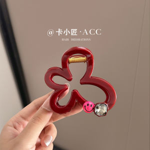 Kẹp Tóc Hình Con Cá Mập Rỗng Ba Chiều Cao Cấp Màu Đỏ Cho Nữ Kẹp Tóc Hình Bướm Thời Trang Mới 2025 Kẹp Tóc Hình Cá Mập Thời Trang