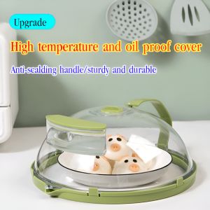 Upgraded High Temperature Oil Proof Cover Multifunctional Microwave Oven Cover