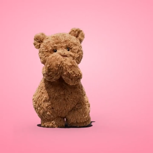 100% Authentic Jellycat Bartholomew Bear Medium Brown Comfort Plush Toy Classic Bear Gift for Kids