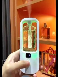 เครื่องพ่นอโรม่า ดับกลิ่นในห้องน้ำ น้ำหอมปรับอากาศ ชาร์จได้ สเปรย์ระดับนาโน กระจายกลิ่นหอมยาวนาน ดับกลิ่น