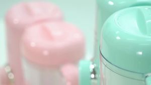 พร้อมส่ง Babycook เครื่องปั่นอาหารเด็ก เครื่องนึ่งปั่นอาหา บดอาหาร อาหารเสริมเด็ก อเนกประสงค์สำหรับเด็ก เครื่องปั่นบด pink food machine