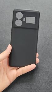 Ốp Lưng Dẻo Chống Bẩn Realme GT5 Realme GT Neo 5 SE/ GT Neo 5 5G Nhám Mịn Không Bám VÂN TAY TPU ĐEN Bảo Vệ Camera