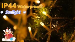 Fast Shipping Solar 100 LED String Lights Waterproof Outdoor Garland Fairy Light for Christmas & Street Decor