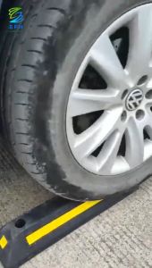 【Local Delivery】Heavy Duty Rubber Parking Stopper / Parking Limiter / Car Parking Wheel Block Tire Block Rubber The Garage RUBBER PARKING STOPPER Parking Blocker Parking Marker Reflectorized Parking Marker Reflectorized Parking Blocker