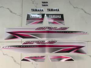 Bộ tem sirius 2019 màu trắng hồng hàng nhập Thái Lan thiết kế chất lượng cao dành trang trí riêng cho dòng xe này tem in lụa màu sắc rất đẹp và bền giá bán cực tốt bán lẻ như bán sỉ