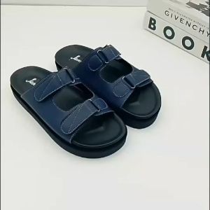 JANITRA OFFICIAL SHOP / Daisy Series Navy Sandal Wanita Model Puyuh Korean Style Size 36-43