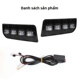 Đèn Chạy Ban Ngày Đèn Cản Trước Cho Toyota 4Runner 2013-2022 Đèn Báo Rẽ Màu Vàng/trắng Tương Thích Với 4Runner Limited LTD