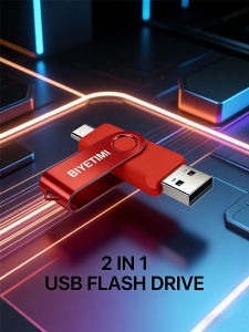 other | 2-in-1 USB Flash Drive USB 2.0 & Type-C Dual OTG Memory Stick High Speed Data Transfer Thumb Drive for Android Phones PC Lap