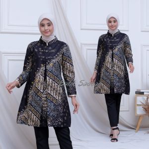 New ArrivaL Tunik Batik Modern  Full Varian Liss Pita Floy Katun Premium