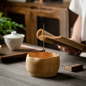 Bàn Đốt Hương Hình Hoa Sen Bằng Tre Phong Cách Nhật Bản Đĩa Đựng Hương Đồ Trang Trí Nhà Hương Liệu Phụ Kiện Phòng Ngủ
