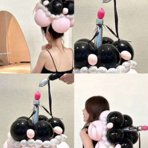 QIANHUAJIAN | Birthday Decoration Props for Girls Party Hats Balloons