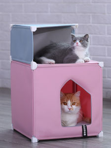 Summer Cooling Full Enclosure Cat Villa Bed House for Cats Four Seasons Universal Cat Sleeping Quarters Pet Supplies