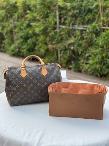 Simple Smile/Suitable for LV Speedy /25/30 Pillow Bag Waterproof Nylon Satin Liner Bag