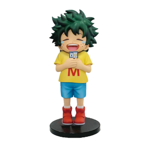 Bandai | 10cm My Hero Academia Anime Peripheral Hero Bakugou Katsuki Midoriya Izuku Action Figure PVC Model Collect Toy Christmas Gift