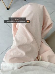 YISOF | Pink Silky Milk Silk Lightweight High Waisted Loose Pants