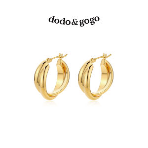 DODO.GOGO | Bông Tai Hoop Kim Loại Cao Cấp