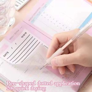 Bút Dính Keo Đặc Pha Chế Bút Ép Bút Keo Khô Nhanh Sổ Lưu Niệm Dụng Cụ Văn Phòng Phẩm Tài Khoản Thủ Công Có Độ Nhớt Cao