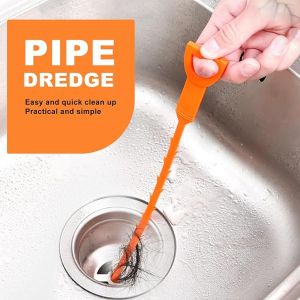 Drain Clog Remover Effective Drain Snake Hair Drain Clog Remover Ideal Drain Cleaner For Sinks Showers And Tubs - Flexible And Durable Sewer pipes Cleaning Tool